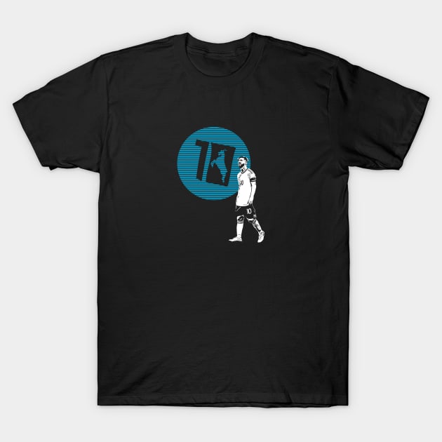 Messi is the GOAT. T-Shirt by StripTees